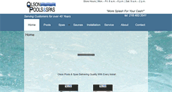 Desktop Screenshot of olsonpoolsandspas.com